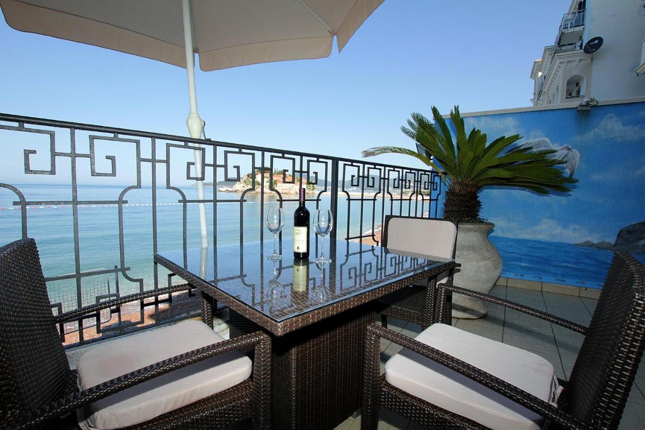 Studio Apartman Sveti Stefan Leilighet Eksteriør bilde