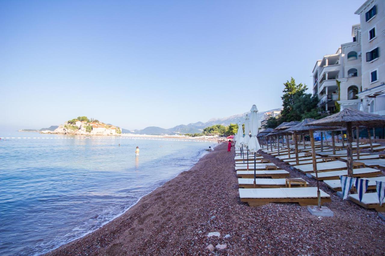 Studio Apartman Sveti Stefan Leilighet Eksteriør bilde
